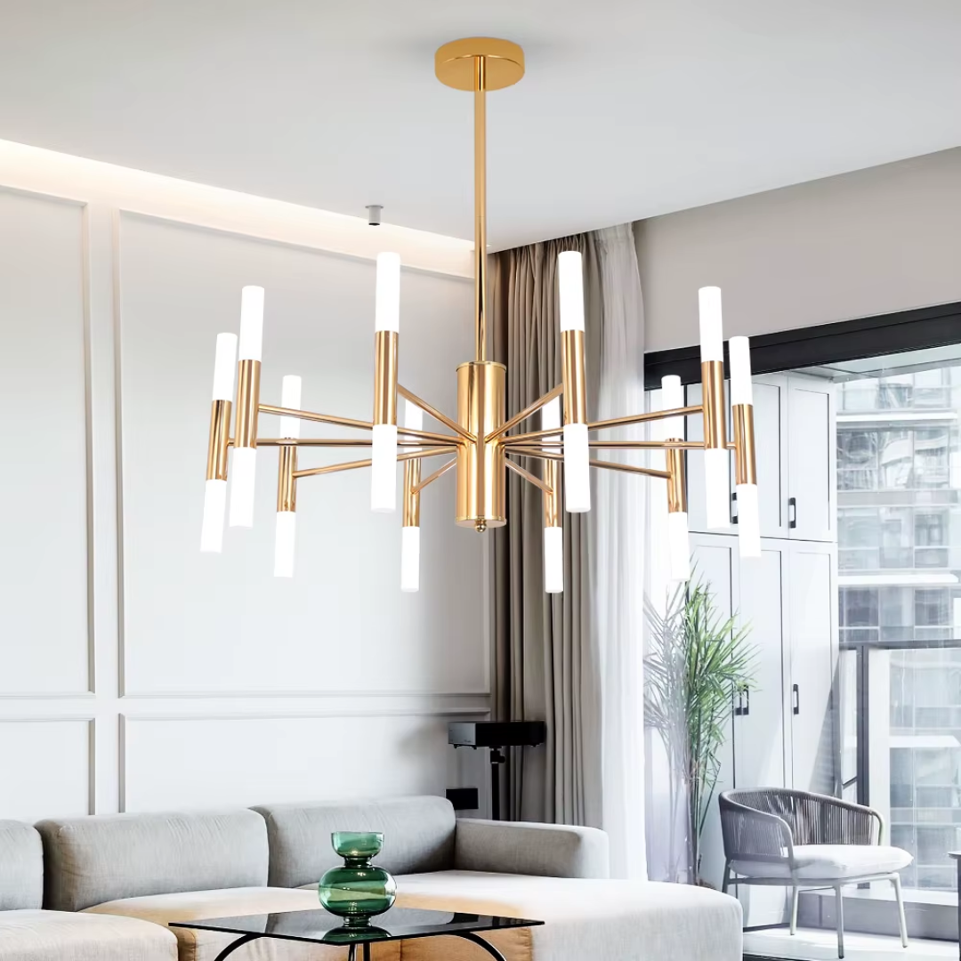 Luxury Golden Metal Hanging Candle Light