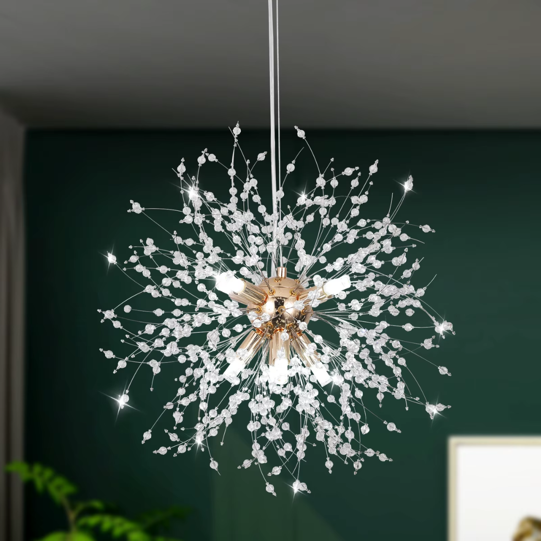 Dandelion Crystal Ceiling Light