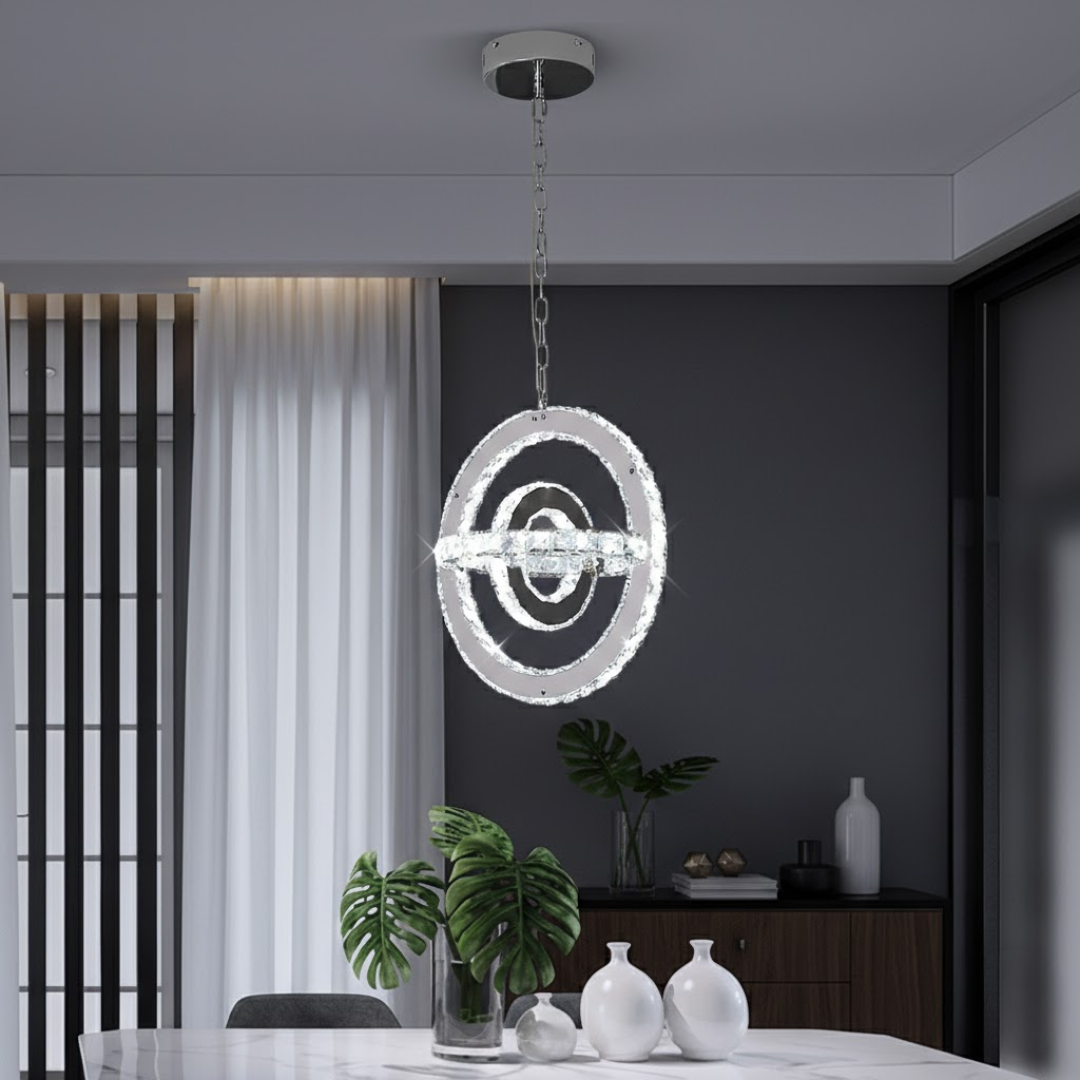 K9 Crystal Round Chandelier Light