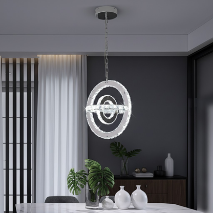 K9 Crystal Round Chandelier Light