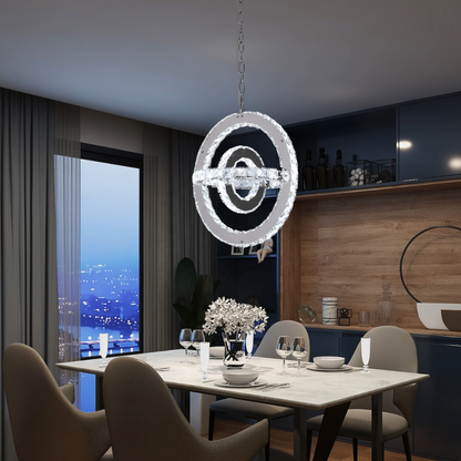 K9 Crystal Round Chandelier Light