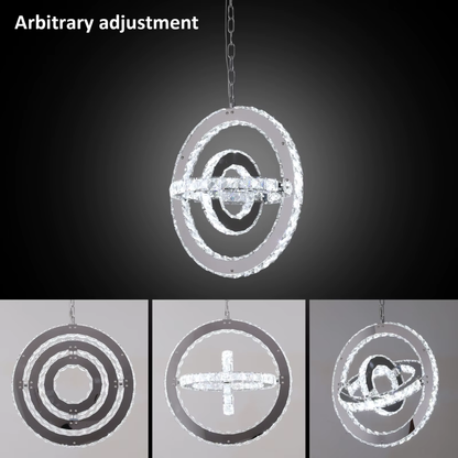 K9 Crystal Round Chandelier Light