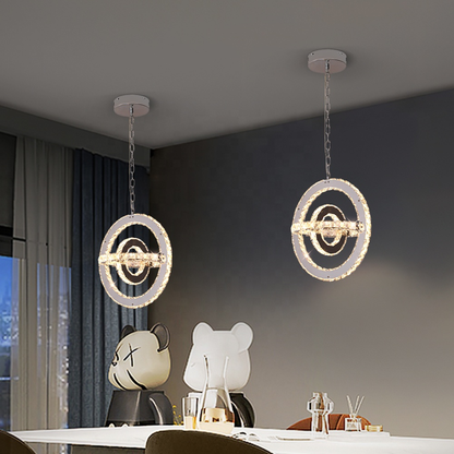 K9 Crystal Round Chandelier Light