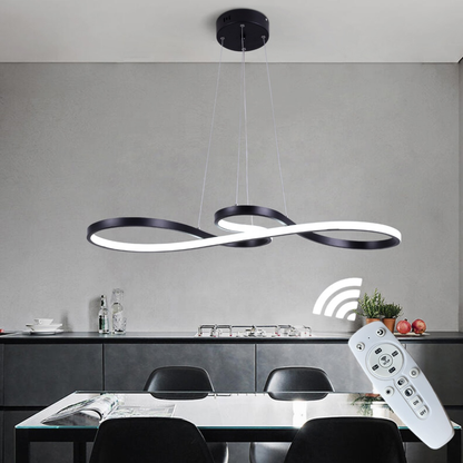 Modern Twisted LED Pendant Light