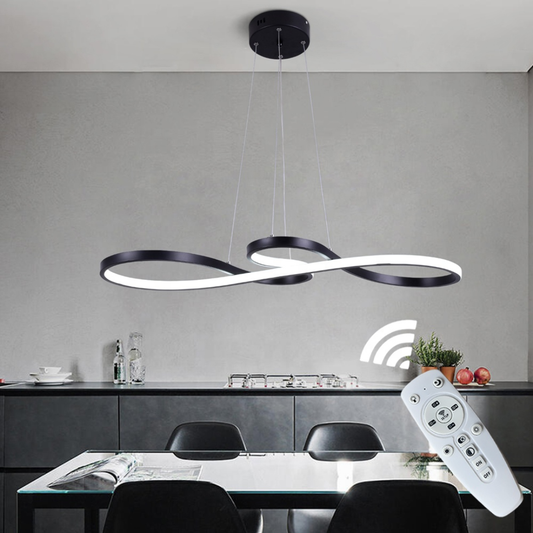 Modern Twisted LED Pendant Light