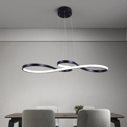 Modern Twisted LED Pendant Light