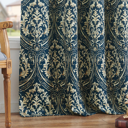 96 Inch Blackout Curtains European Style